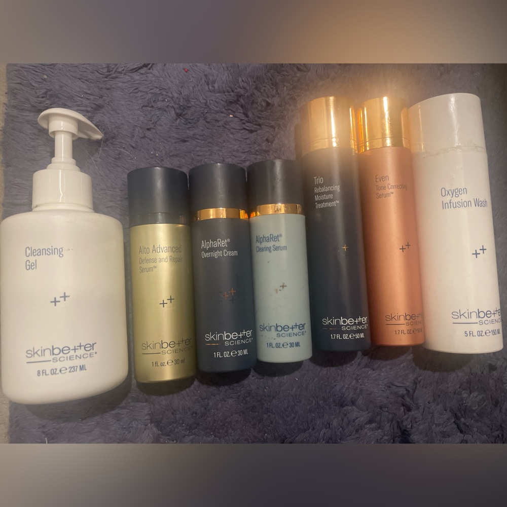 Used once set of skin better products full regimen